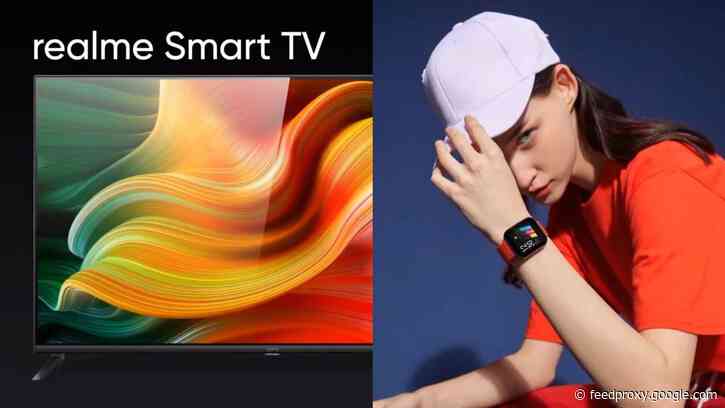 Realme Smart TV and Smartwatch make their global debut in India