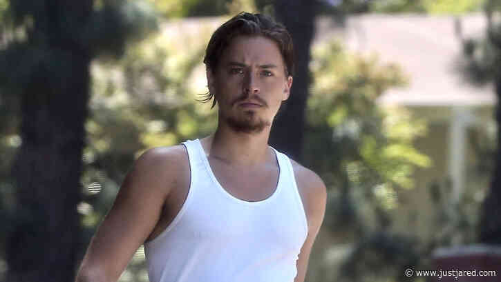 Cole Sprouse Goes for a Walk After His Workout!
