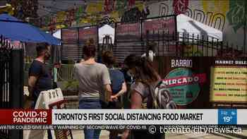 First social distancing food market opens in Toronto - CityNews Toronto