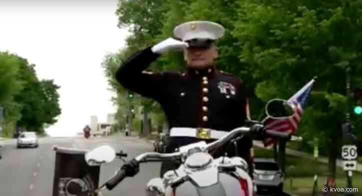 DC: Retired Marine stands for 24 hours to raise awareness on suicide