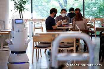South Korean cafe hires robot barista to help with social distancing
