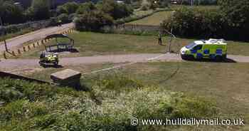 Arrest after boy, 9, seriously hurt in playing field hit-and-run