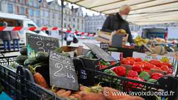 Le marché d'Arras sur les deux places, ce samedi - La Voix du Nord