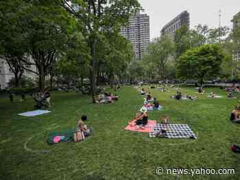 New York is relaxing restrictions on group gatherings as the state sees its lowest single-day death toll since March