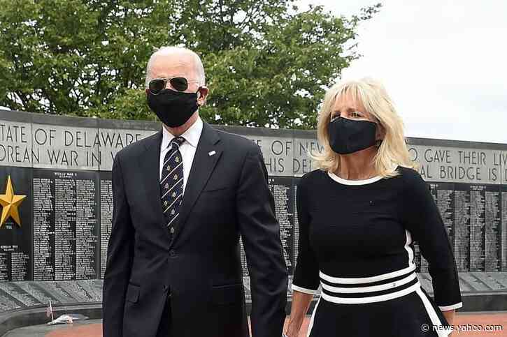 Joe Biden wears mask in 1st public appearance since March