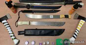 12 charges laid after drug and weapons seizure in downtown Lethbridge