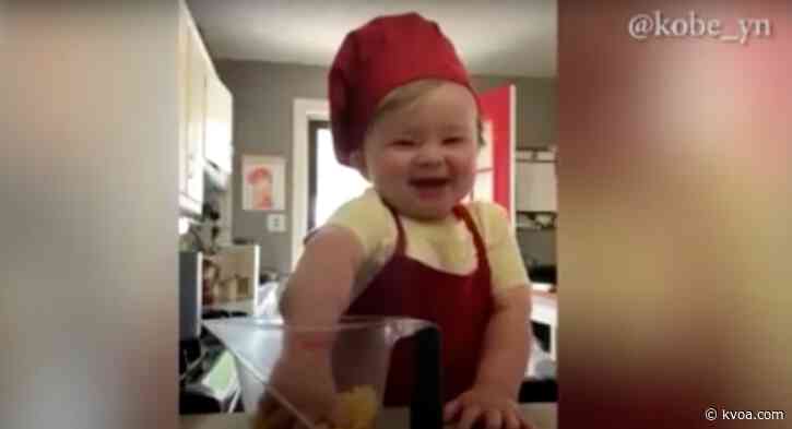 Virginia one-year-old spreads joy online