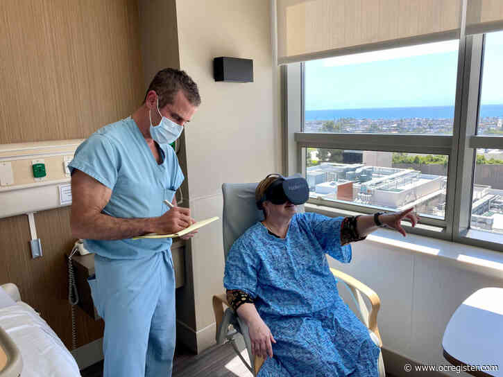 Patients use imagination to control pain with virtual reality program at Hoag Hospital