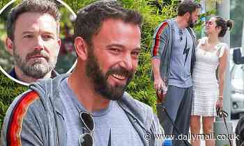 Ben Affleck, 47, looks suddenly younger with a darker beard with Ana, 32