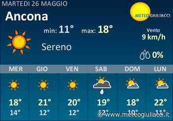 Meteo Ancona: Previsioni fino a Giovedi 28 Maggio - MeteoGiuliacci