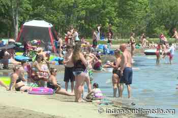 Swimmers, Sunbathers Crowd Lake Monroe Beaches Despite Ongoing Coronavirus Threat - Indiana Public Media
