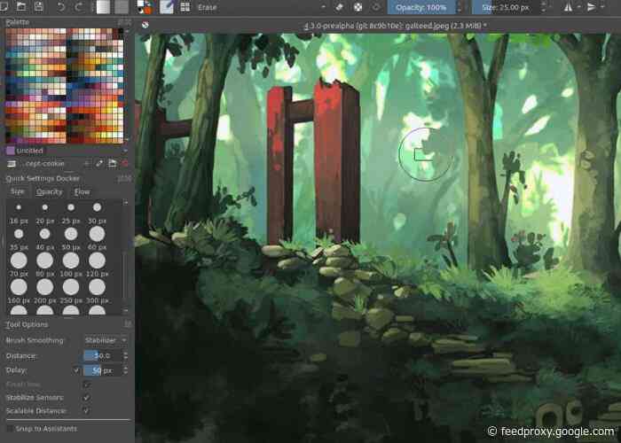 Krita open source painting app lands on Android and Chrome OS