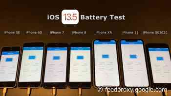 iOS 13.5 battery life test (Video)
