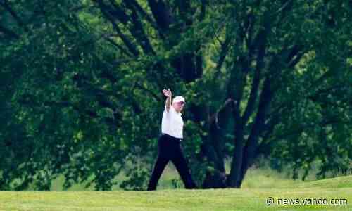 Trump spends Memorial Day weekend golfing and insulting female politicians