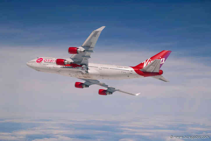 Branson’s Long Beach-based Virgin Orbit cuts short its test of rocket launch from 747
