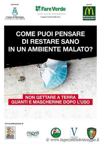 Ambiente: "Non gettare a terra guanti e mascherine dopo l'uso", Pietrasanta aderisce a campagna "Fare Verde" - lagazzettadiviareggio.it
