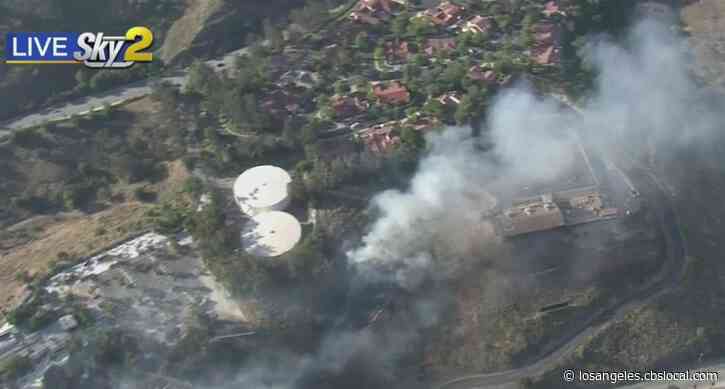 Brush Fire Threatens Coco Palm, Pomona Valley Mining Company Restaurants