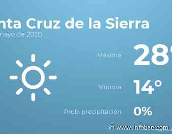 Previsión meteorológica: El tiempo hoy en Santa Cruz de la Sierra, 25 de mayo - infobae