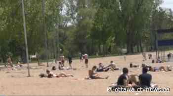 Ottawa residents enjoy beach day as Humidex makes it feel like 31 degrees - CTV News Ottawa