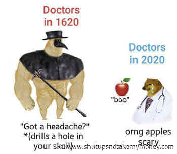 Doctors In 1620 Vs Doctors In 2020 – Doge Meme