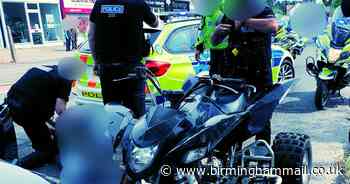 Police in Bank Holiday crackdown on nuisance bikers in Birmingham