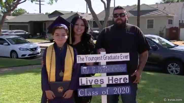 13-year-old in California earns his fourth associate’s degree