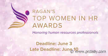 Don’t miss next week’s Top Women in HR Awards entry deadline
