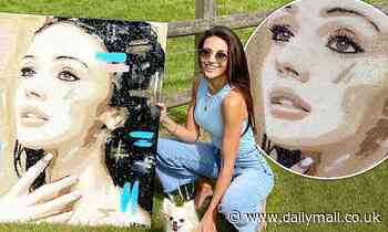 Michelle Keegan is left 'blown away' by stunning fan portrait of her