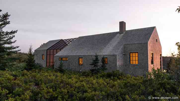 Couple builds themselves cedar-clad retreat Little Peek on Maine island Vinalhaven