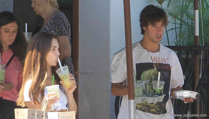 Cameron Dallas Picks Up Drinks To Go with Girlfriend Madisyn Menchaca