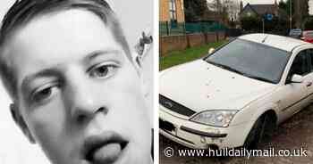 Young dad's car rammed by police as he sped along pavement