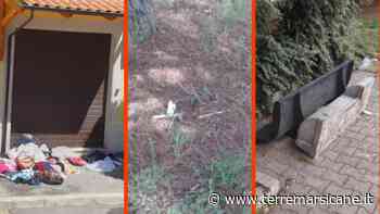 Avezzano vandalizzata: siringhe abbandonate, rifiuti un po' ovunque e panchine divelte - Terre Marsicane