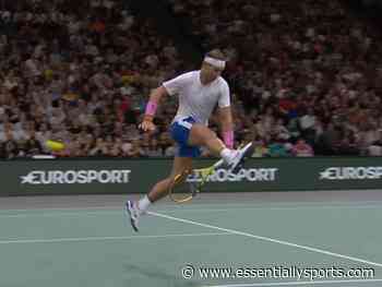 WATCH: Rafael Nadal Hit Improvised Tweener Against Jo-Wilfried Tsonga at Rolex Paris Masters 2019 - Essentially Sports