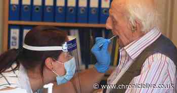 Care home residents tested for virus and meet family for first time in weeks