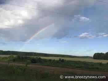 Photo: Rainbow over southern Attala County
