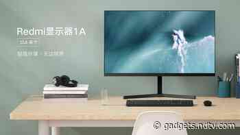 Redmi Display 1A Monitor With 23.8-Inch Full-HD IPS Screen Launched