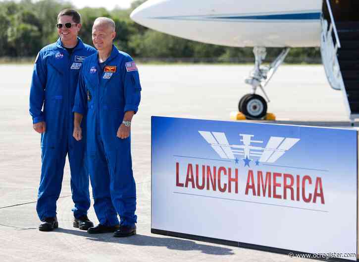 In first U.S. manned flight in nearly a decade, SpaceX aims to launch astronauts today