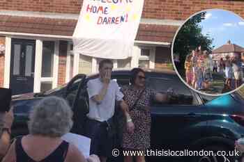 Emotional homecoming for dad after 39 days in Covid-19 coma