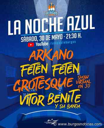 El San Pablo Burgos desvela el cartel de 'La Noche Azul' 2020 - BurgosNoticias