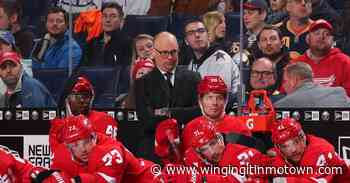 YZERMAN: ‘No plans on making coaching change at this time’ - Winging It In Motown