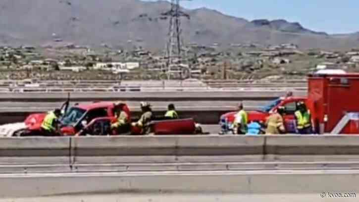 One extricated after vehicle struck median barrier on I-10 near Ina Rd