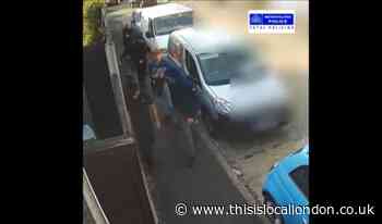 Images released of five males linked to violent Bexley robbery