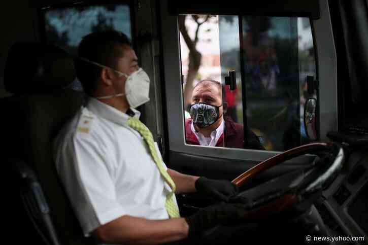 Colombia inter-city bus drivers demand to return to work