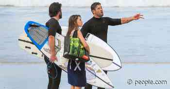 Liam Hemsworth and Girlfriend Gabriella Brooks Catch Some Waves with His Older Brother Chris - PEOPLE