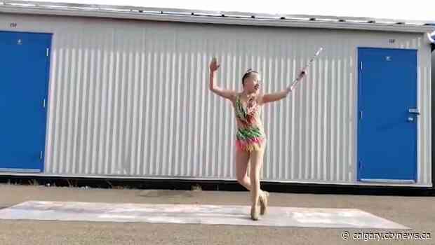 Baton twirlers find a way to get competitive