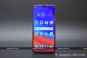 ColorOS 7 Update Coming to Oppo F9 Series, Oppo F7, Oppo A9 2020, Oppo A5 2020 in India Starting June