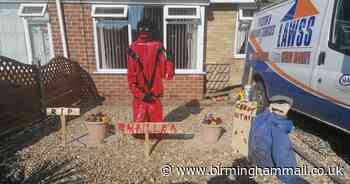 Couple hit out at police after visit over Michael Jackson scarecrow