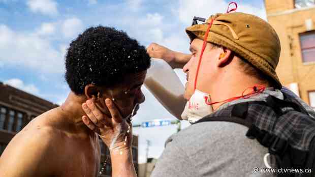 Violence again rocks Minneapolis after man's death; 1 killed near protests