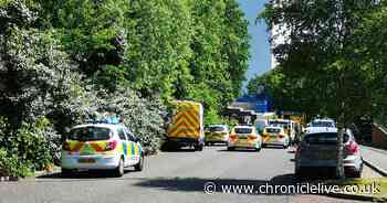 Pedestrian taken to the RVI after being knocked over in Walker