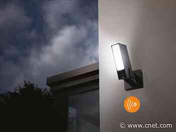 Netatmo outdoor security camera has a siren built in, works with Alexa, Google Assistant, Siri     - CNET